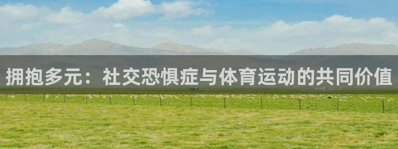 ug环球官网注册：拥抱多元：社交恐惧症与体育运动的共同价值